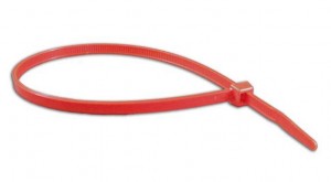 red cable tie