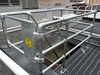 Industrial safety gate