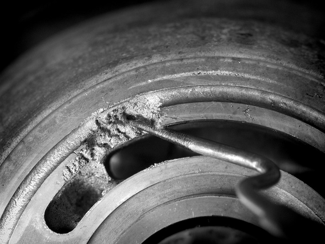 Pump cavitation.