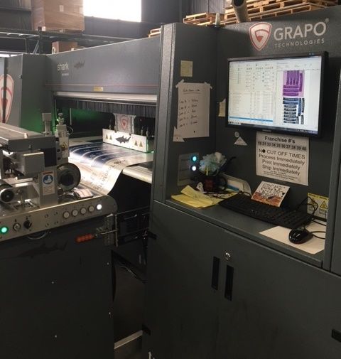 from ALI's inventory: Grapo Shark X8/1080 UV Printer